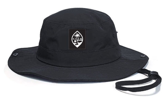 Guam Boonie Hat, Black, Guam Seal
