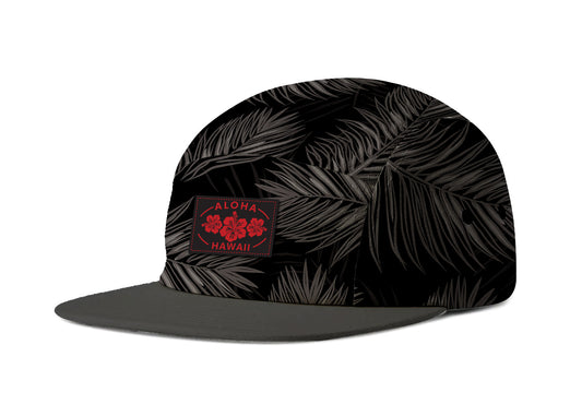 Hawaii Camper Hat, Midnight Palm