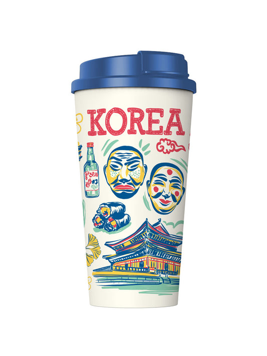 South Korea Coffee Tumbler, 16 oz