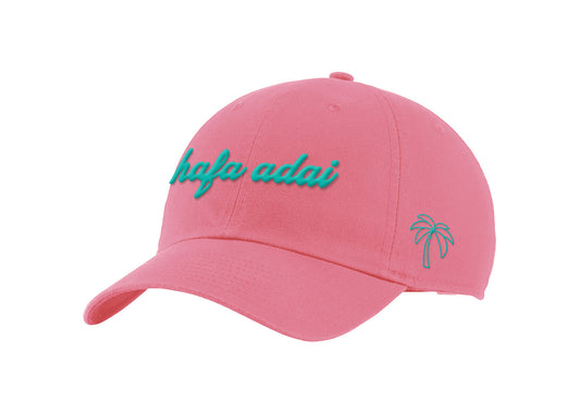 Guam Dad Cap, Pink, Hafa Adai Palm