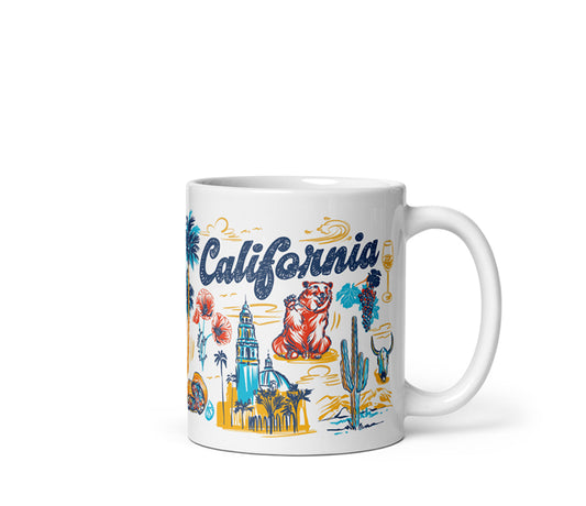 California Mug, 14 oz