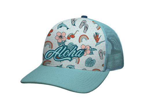Hawaii Trucker Hat, Summer Candy