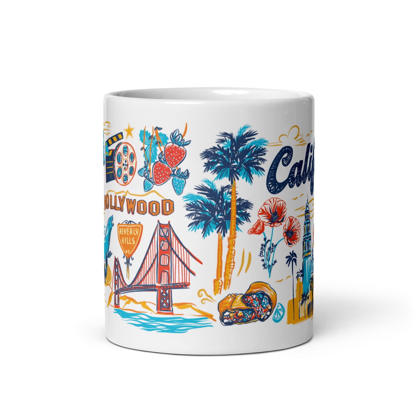 California Mug, 14 oz
