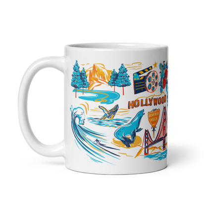 California Mug, 14 oz