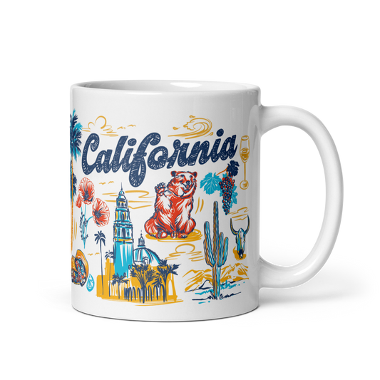 California Mug, 14 oz